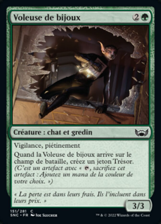 Voleuse de bijoux