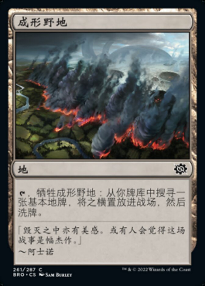 成形野地