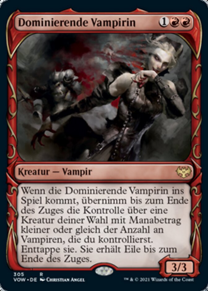 Dominierende Vampirin