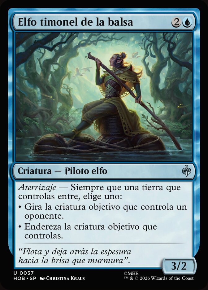 Elfo timonel de la balsa