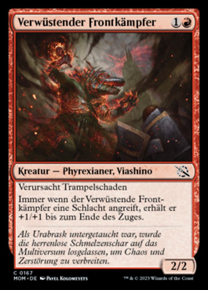 Verwüstender Frontkämpfer