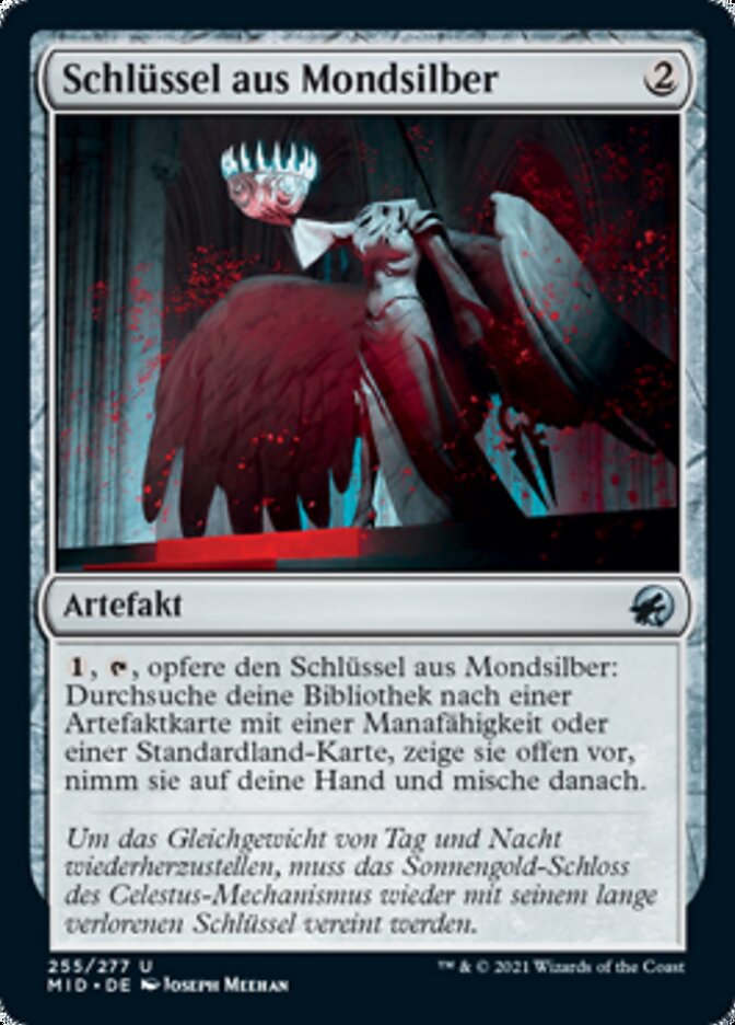 Schlüssel aus Mondsilber
