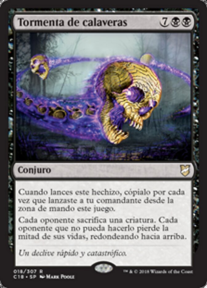 Tormenta de calaveras