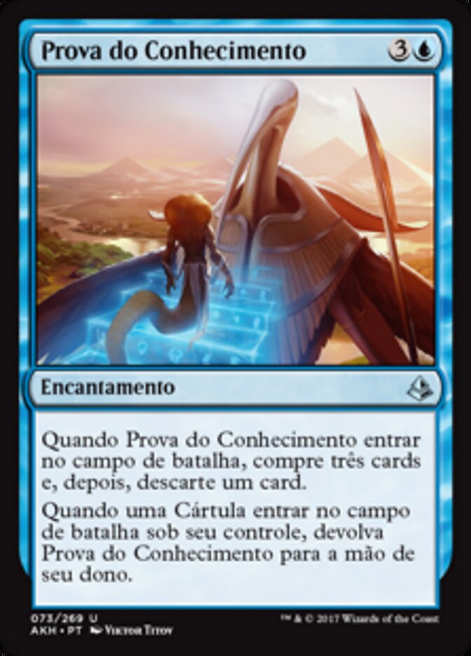 Prova do Conhecimento
