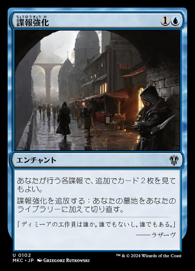 諜報強化