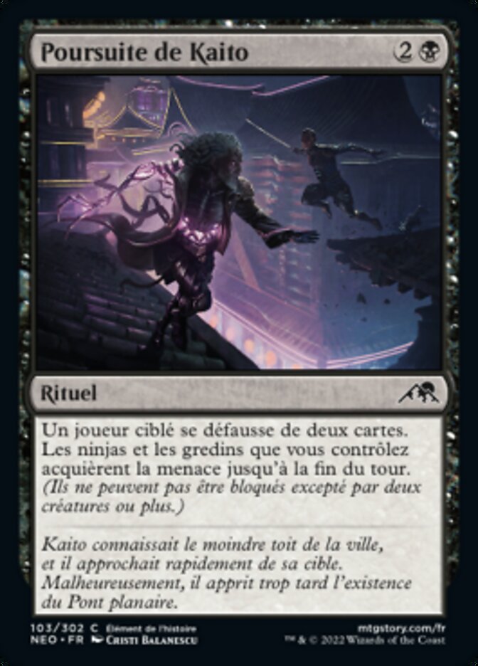 Poursuite de Kaito