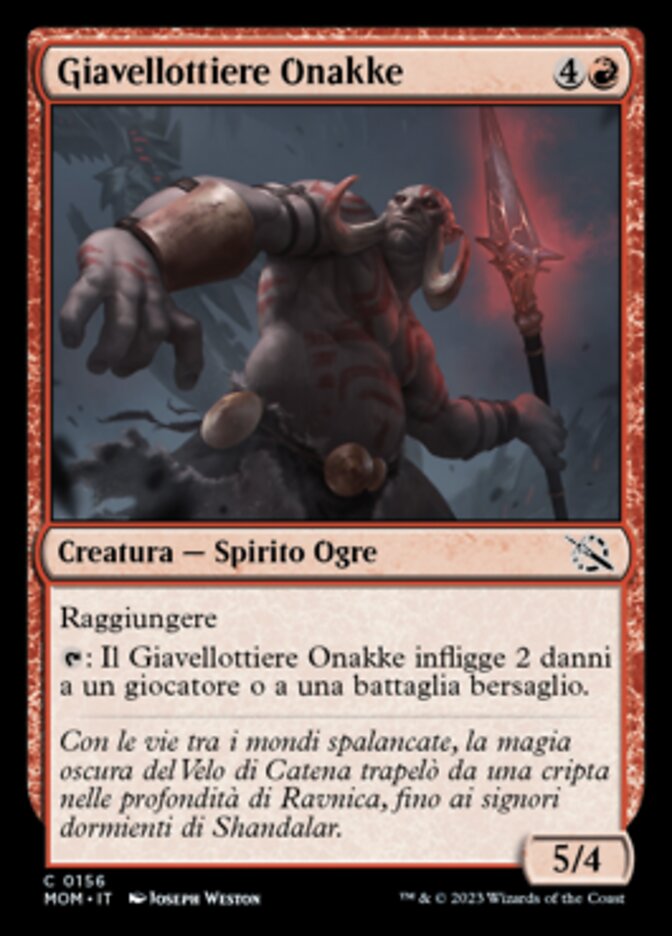 Giavellottiere Onakke