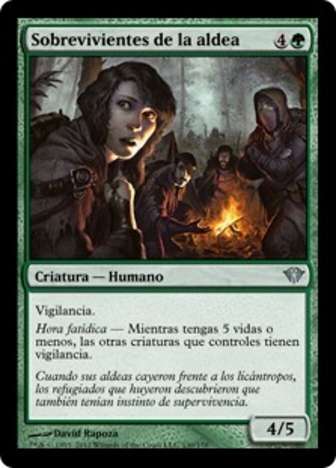 Sobrevivientes de la aldea