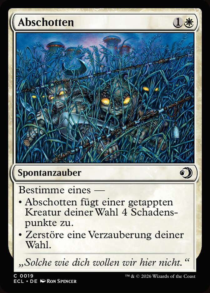 Abschotten