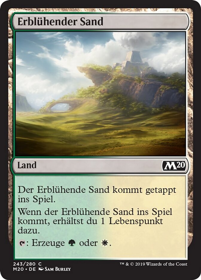 Erblühender Sand