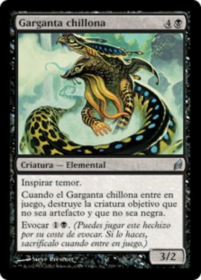 Garganta chillona