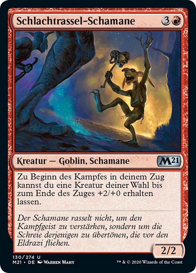 Schlachtrassel-Schamane