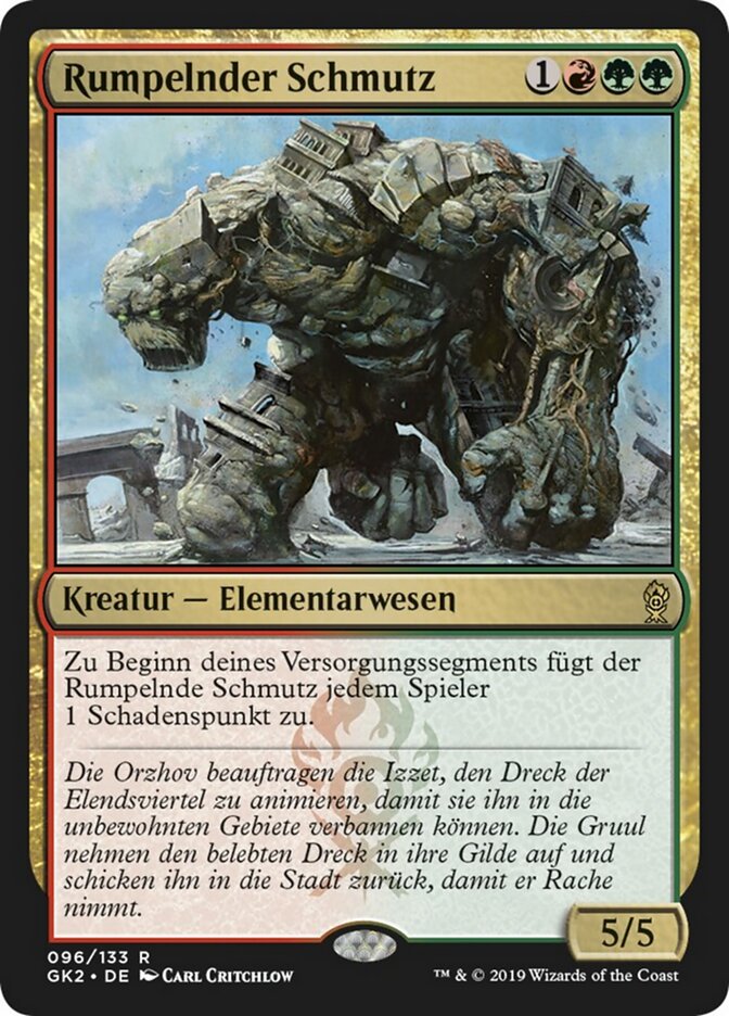 Rumpelnder Schmutz