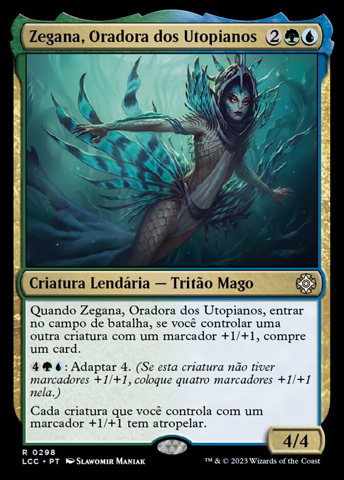 Zegana, Oradora dos Utopianos