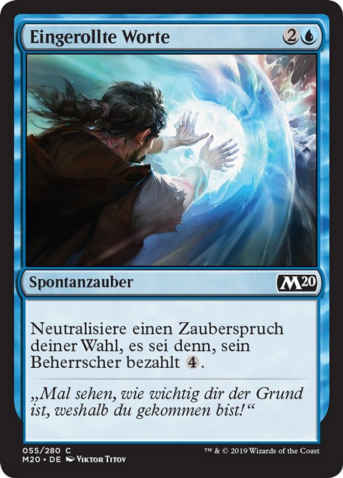 Eingerollte Worte