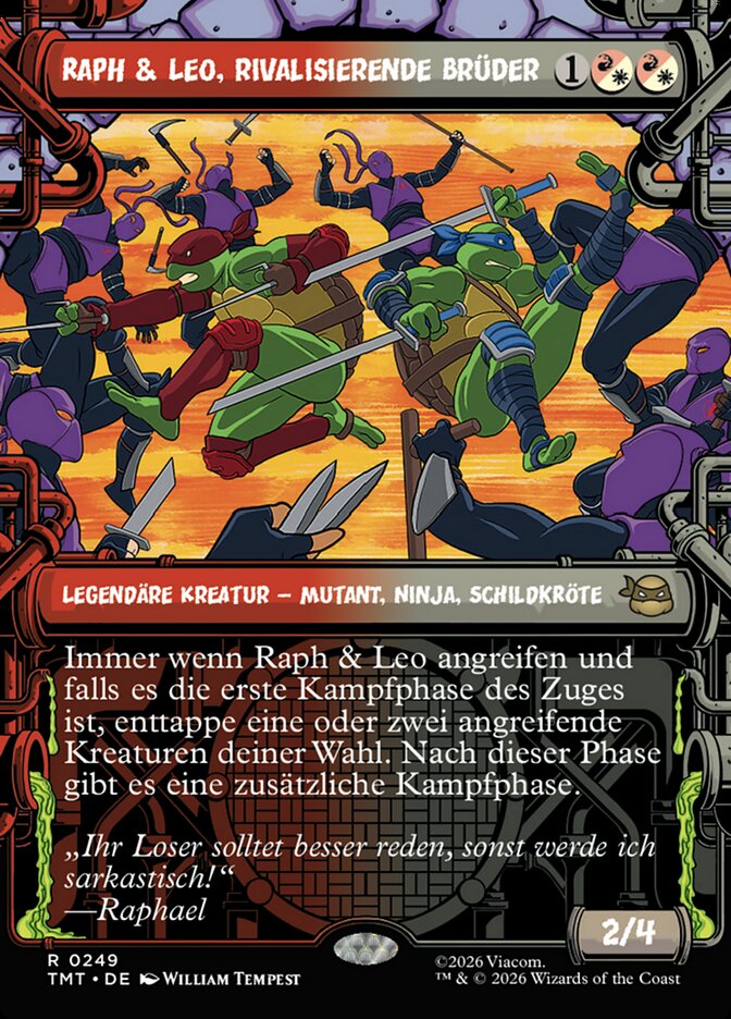 Raph & Leo, rivalisierende Brüder