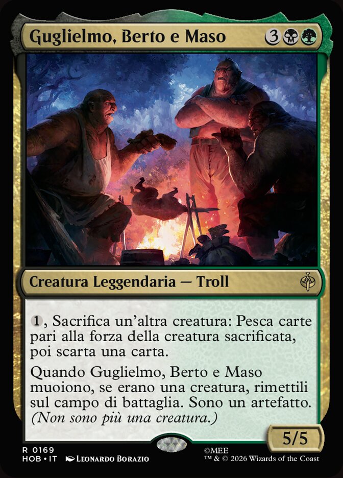 Guglielmo, Berto e Maso