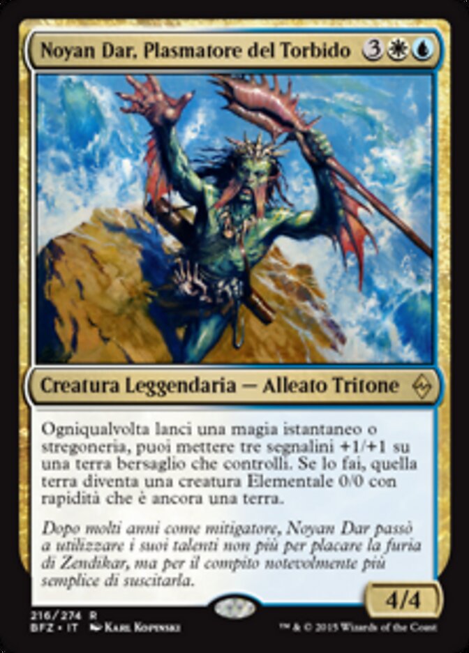 Noyan Dar, Plasmatore del Torbido