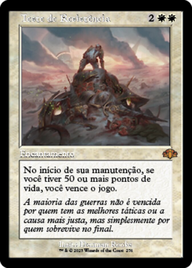 Teste de Resistência