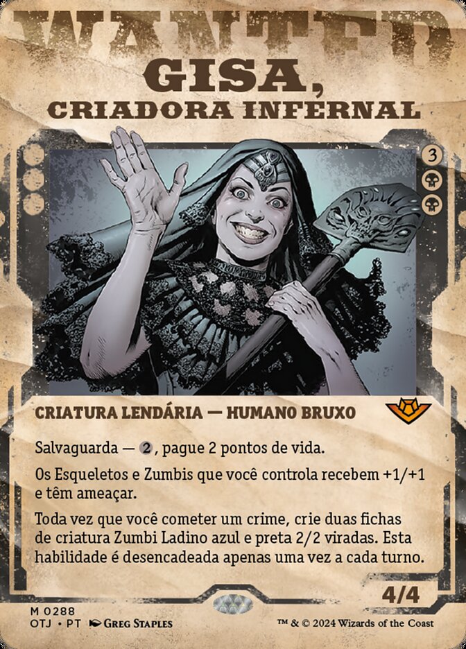 Gisa, Criadora Infernal