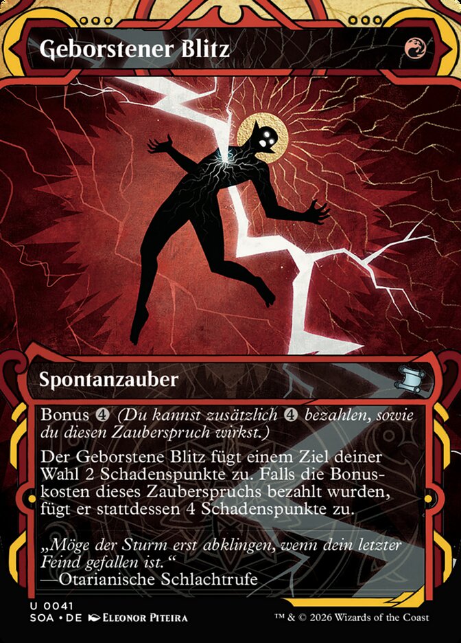 Geborstener Blitz