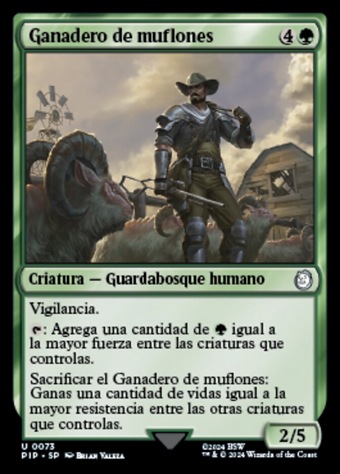 Ganadero de muflones