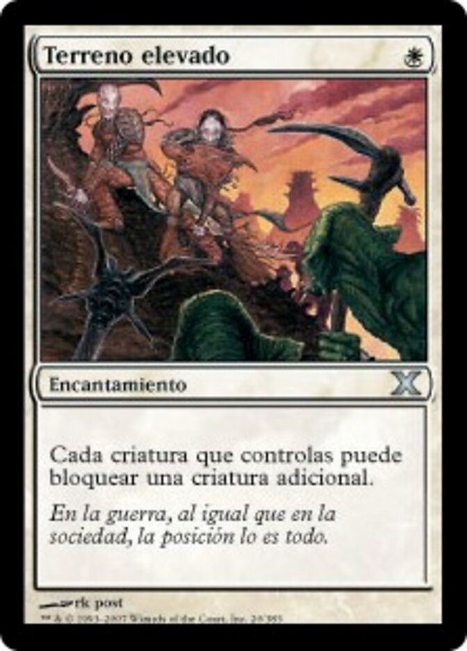 Terreno elevado