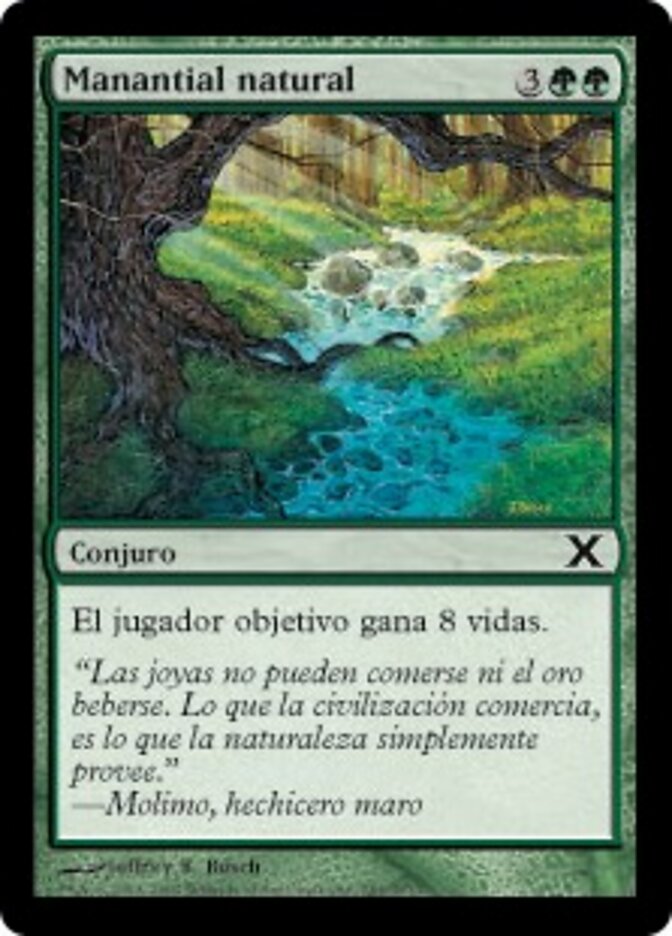 Manantial natural