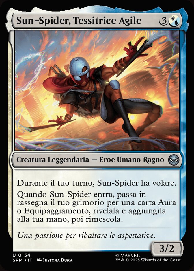 Sun-Spider, Tessitrice Agile