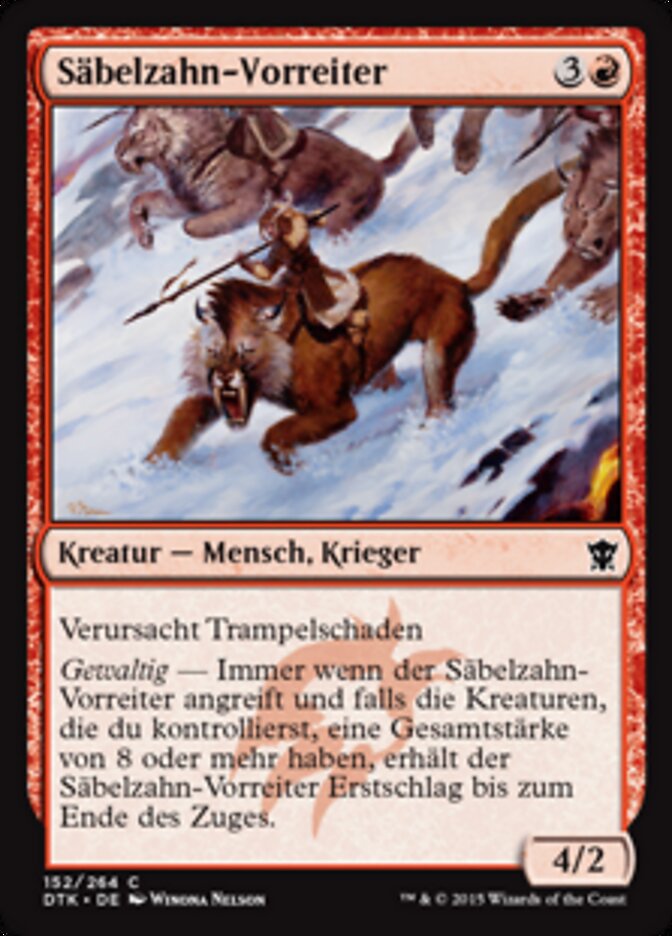 Säbelzahn-Vorreiter