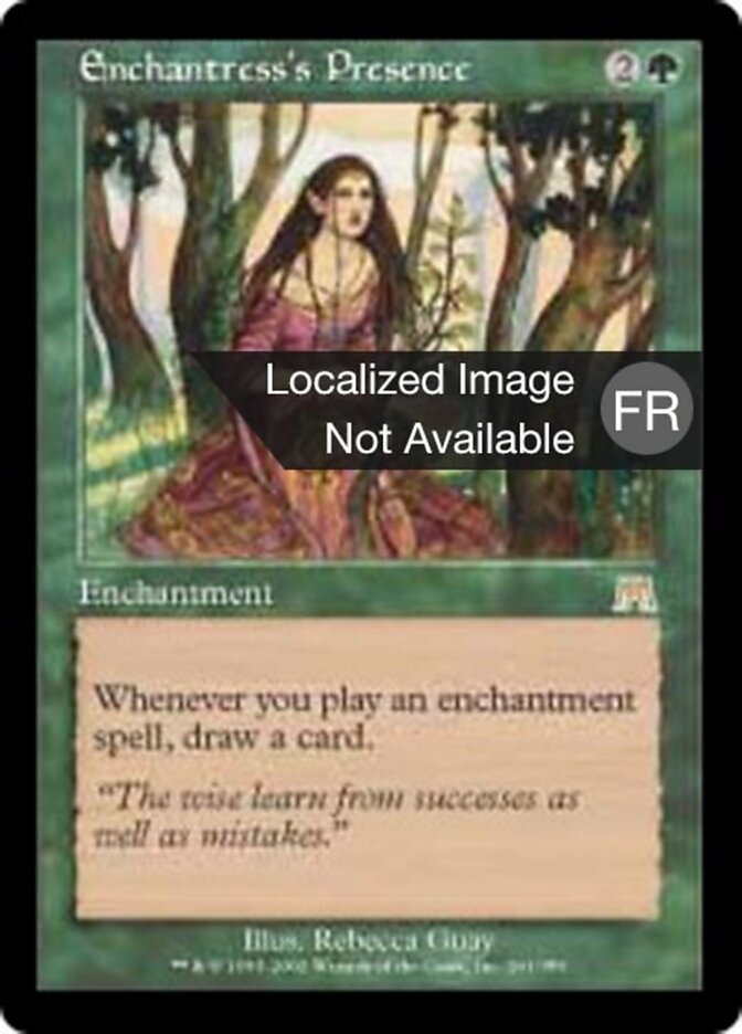 Présence de l'enchanteresse