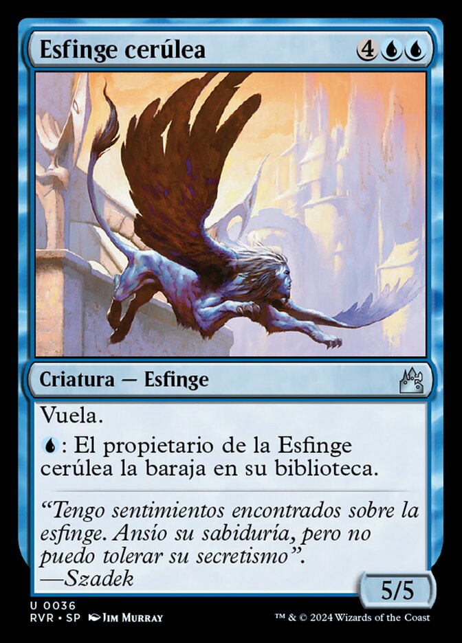Esfinge cerúlea