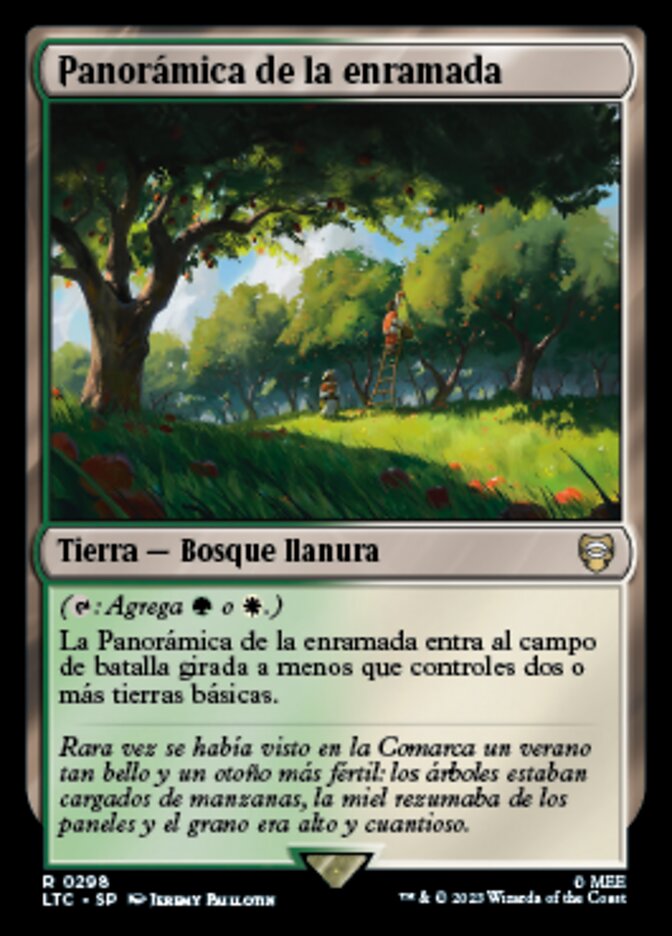 Panorámica de la enramada