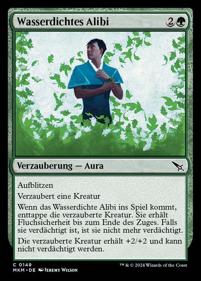 Wasserdichtes Alibi