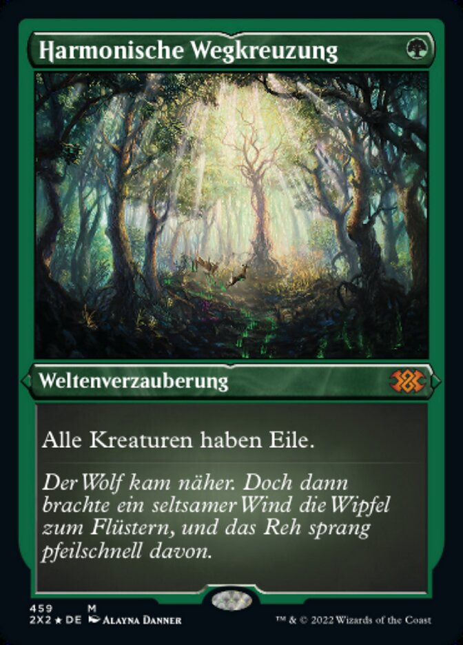 Harmonische Wegkreuzung