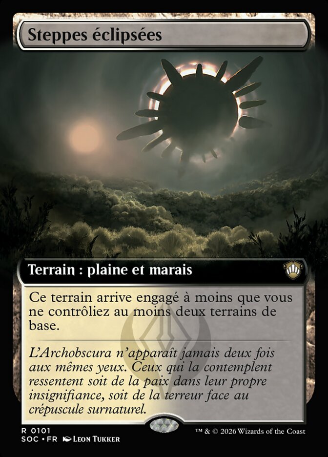 Steppes éclipsées