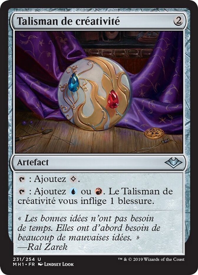 Talisman de créativité