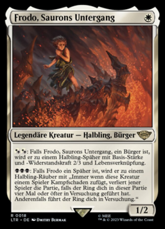 Frodo, Saurons Untergang