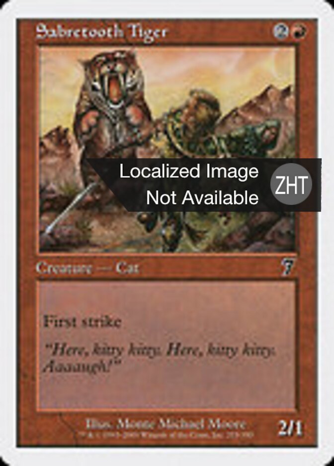 Sabretooth Tiger
