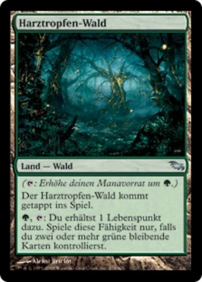 Harztropfen-Wald