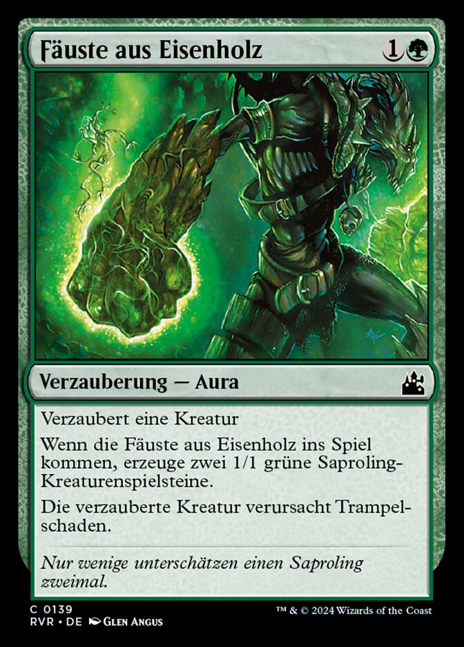 Fäuste aus Eisenholz