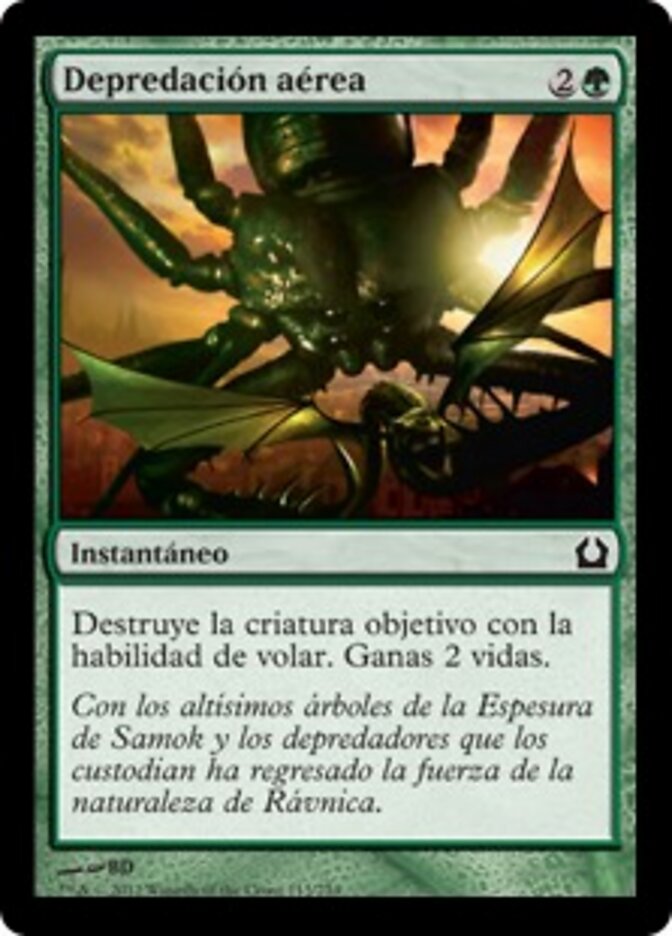 Depredación aérea