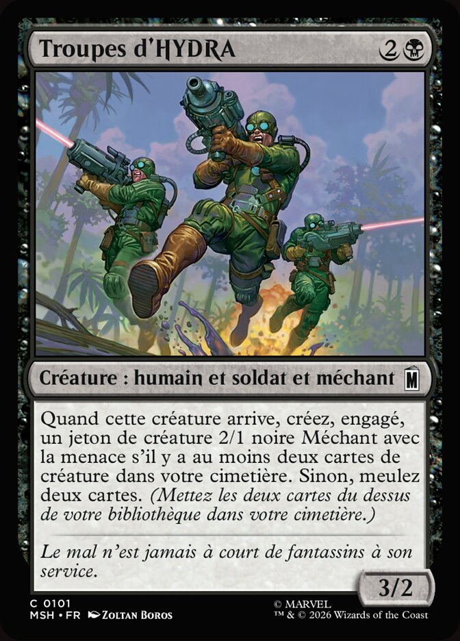 Troupes d'HYDRA