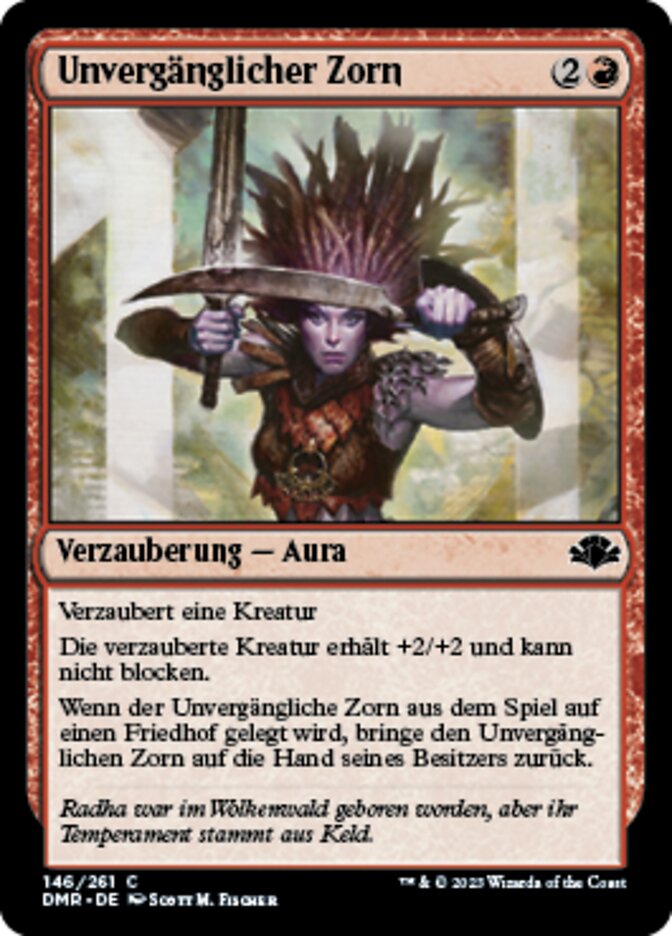 Unvergänglicher Zorn