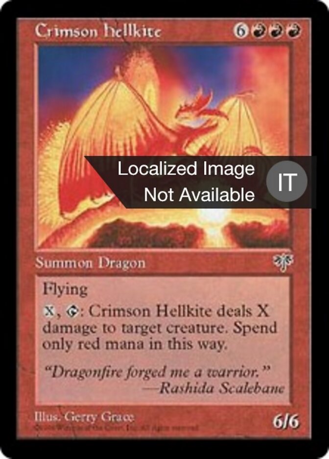 Nibbio Infernale Scarlatto