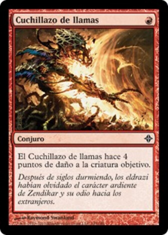 Cuchillazo de llamas