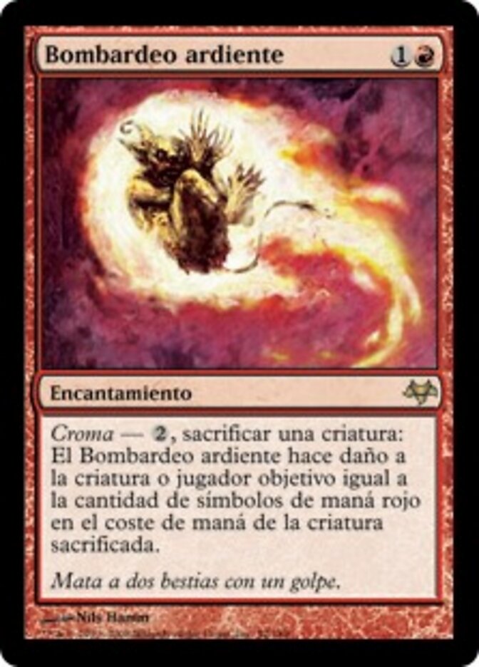 Bombardeo ardiente