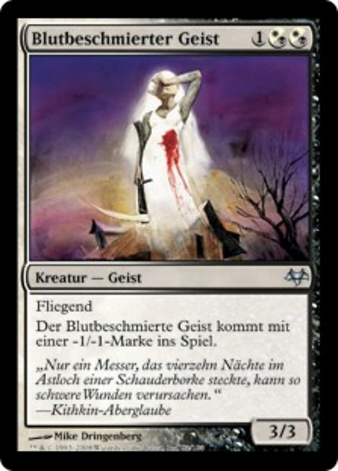 Blutbeschmierter Geist