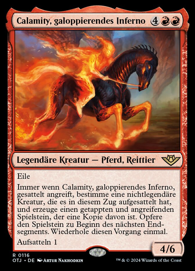 Calamity, galoppierendes Inferno