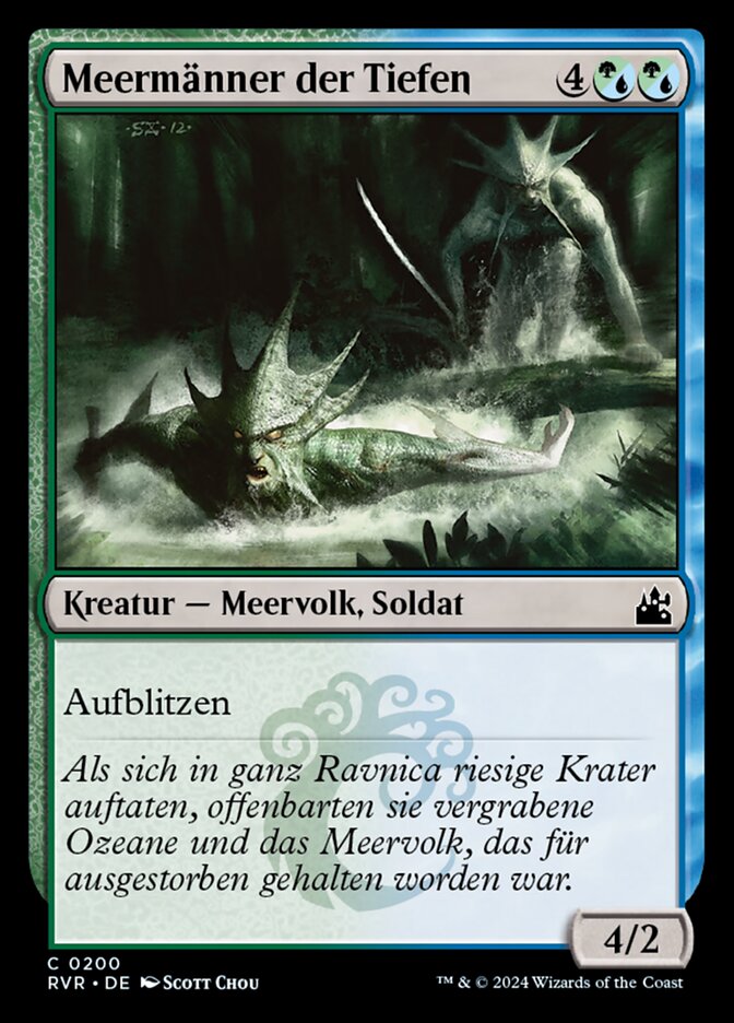 Meermänner der Tiefen